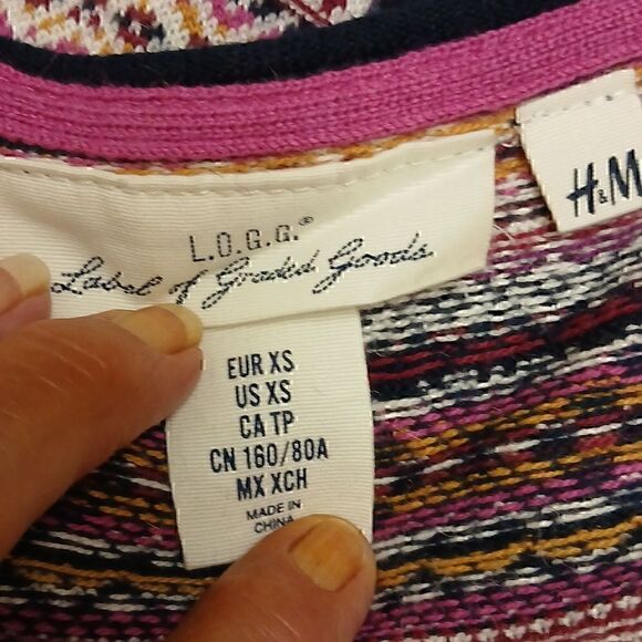 ❄️L. O. G. G. LABEL OF GRADED GOODS XS LONG SLEEVED SWEATER DRESS - Picture 6 of 8